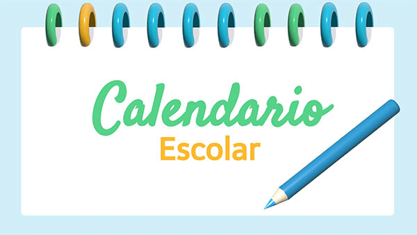 Interactive Calendario escolar 24-25 template