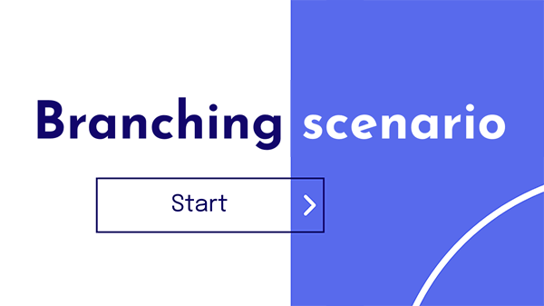 Modelo interativo Cenário de Ramificação 2