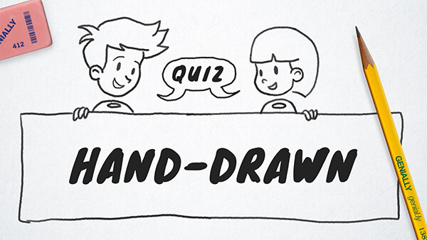 Quiz hand-drawn