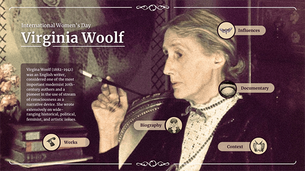 Dia da mulher: virginia woolf