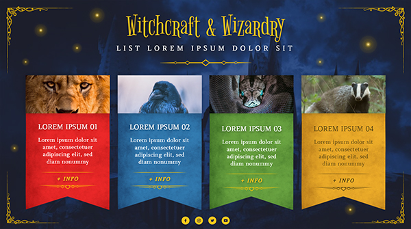 Interactive Magic and Sorcery List template