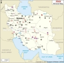 Iran Mineral Map