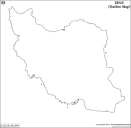 Iran Outline Map