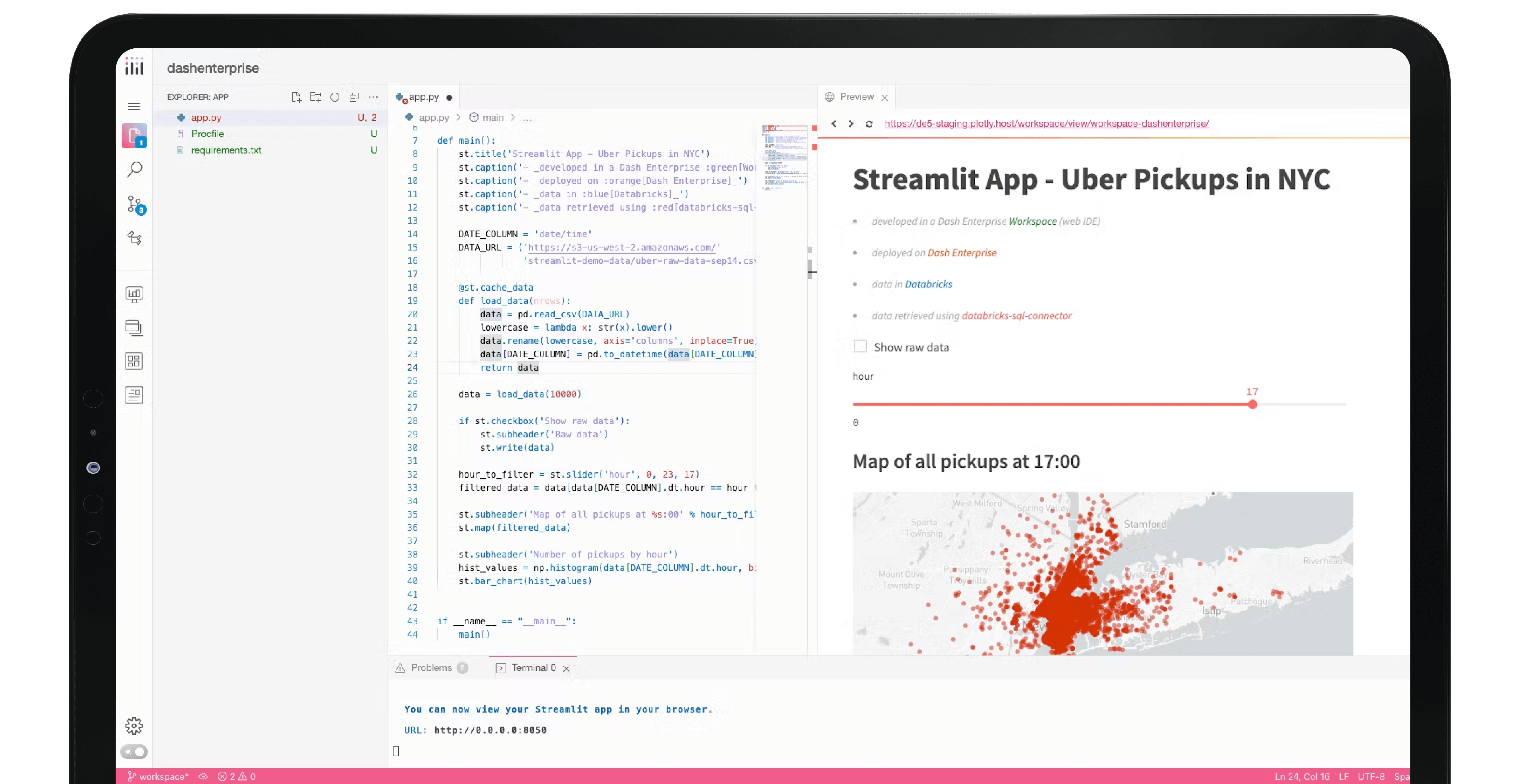 Centralized Data App Deployment