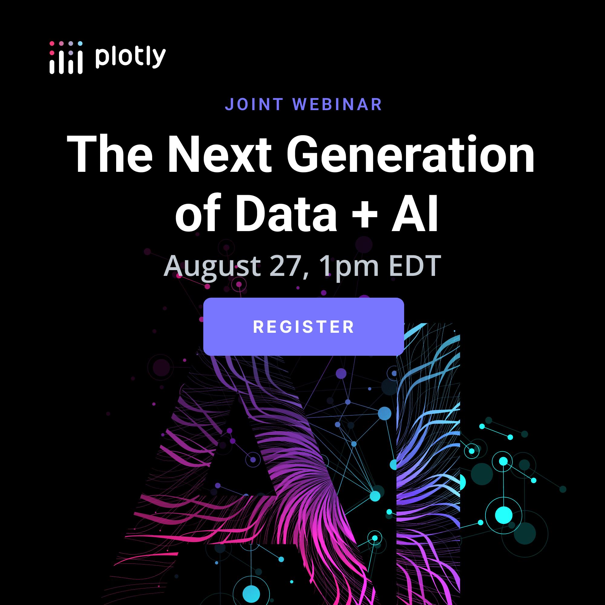 Sign up for the upcoming webinar: The Next Generation of AI Data Apps