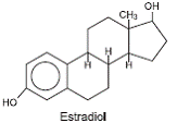 Alora® (Estradiol) Structural Formula Illustration