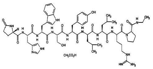 ELIGARD® (Leuprolide Acetate) Structural Formula Illustration