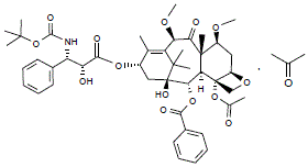 JEVTANA®(cabazitaxel) Structural Formula Illustration