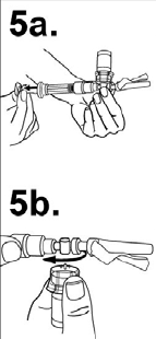 TRANSFER DILUENT TO VIAL - Illustration