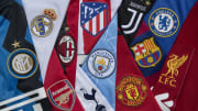 The Club Badges of the 12 European Super League teams