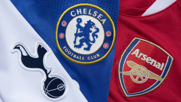 The Chelsea, Arsenal and Tottenham Hotspur Club Crests