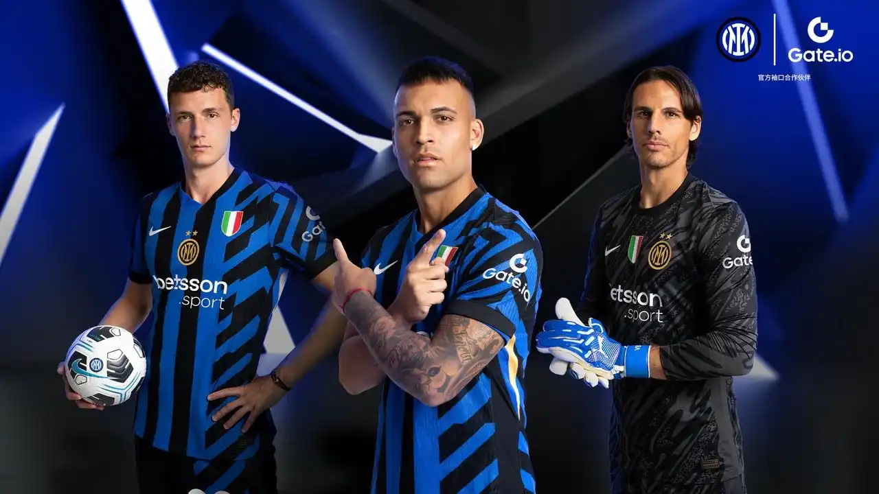 Gate.io annonce son partenariat officiel avec l'Inter Milan en tant que partenaire de manche de maillot officiel