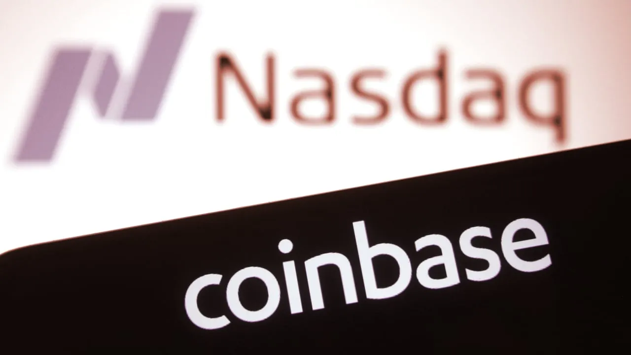 Coinbase cotiza en la Nasdaq. Imagen: Shutterstock