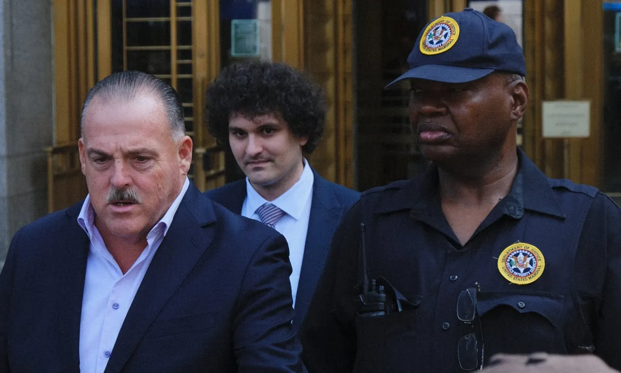 FTX founder Sam Bankman-fried outside Manhattan federal court. Photo: Decrypt/André Beganski