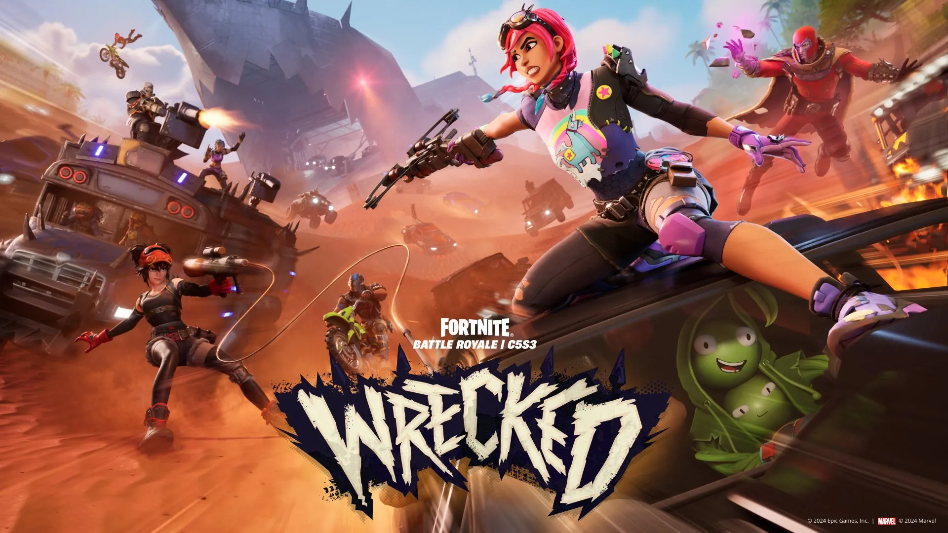 Fortnite: Wrecked. Image: Epic Games