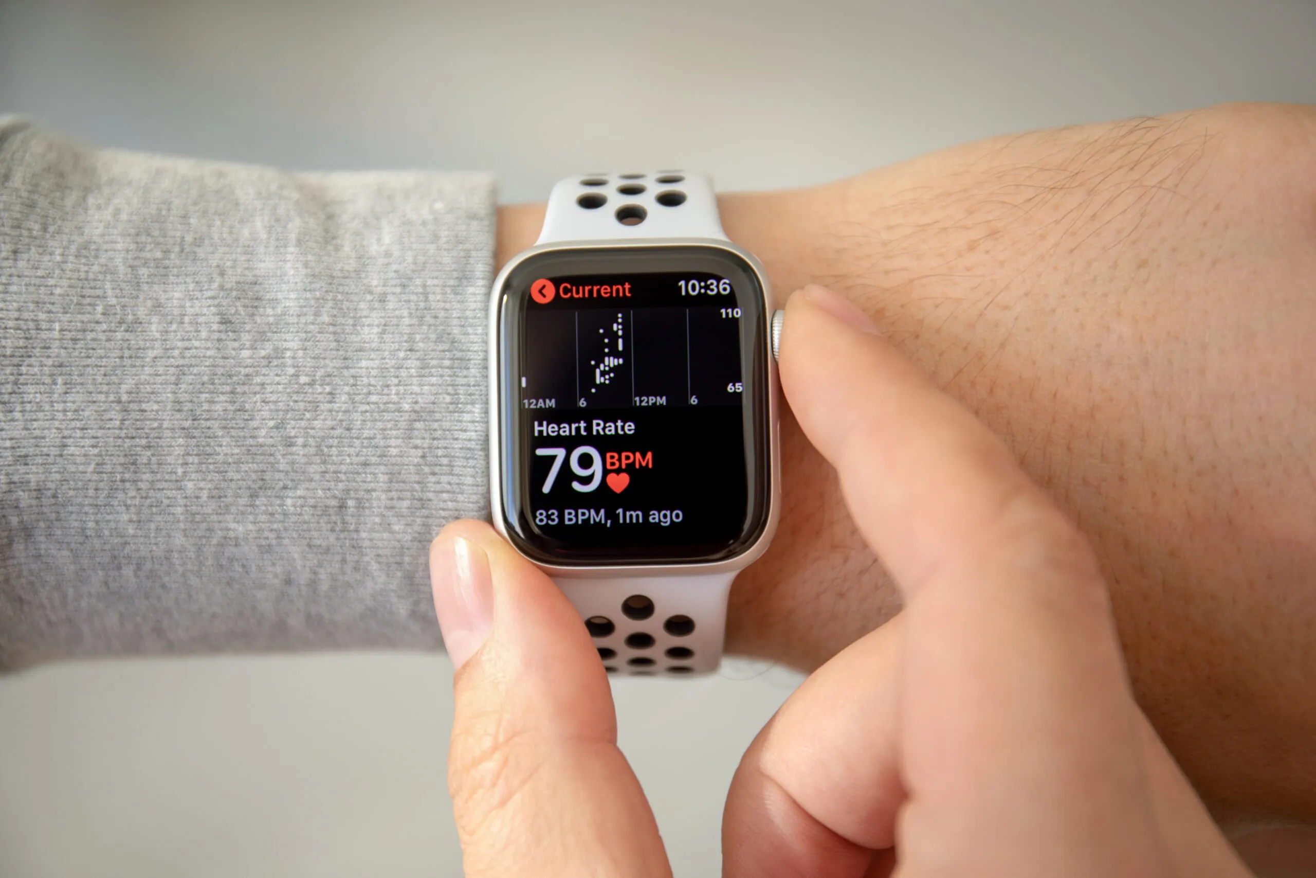 Apple Watch Series 4, released in 2018. Image: DenPhotos/Shutterstock