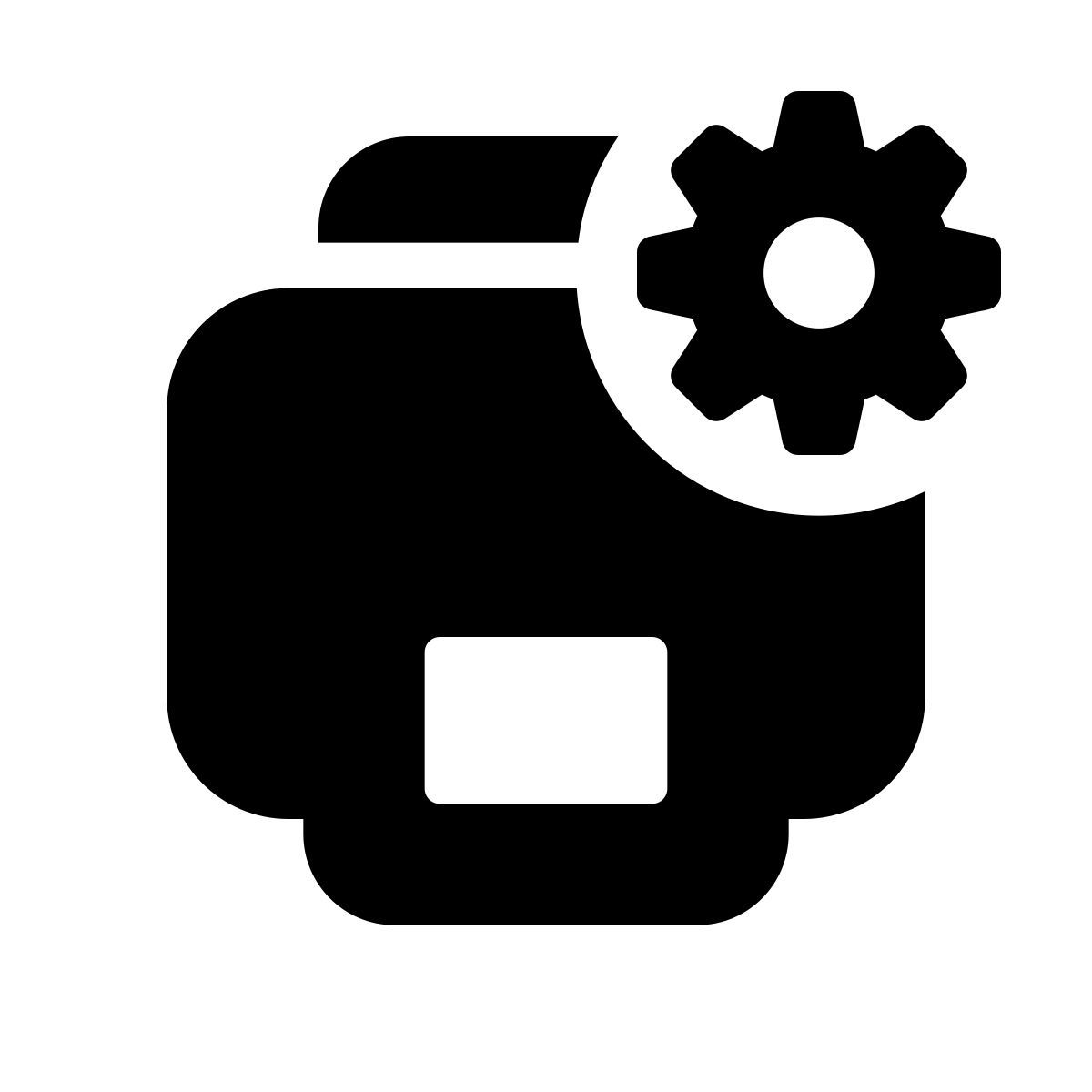 apple sf black filled style 打印机维护 icon