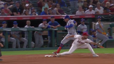 Zach Neto throws out Brandon Nimmo after review