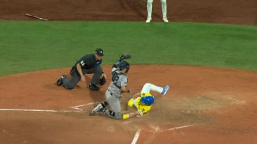 Masataka Yoshida called safe at home after review