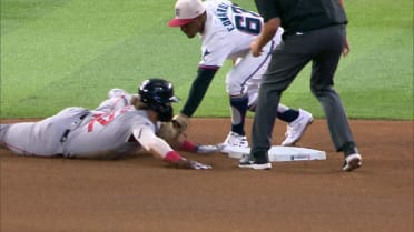 Kyle Tyler picks off Wilyer Abreu after review