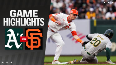 Athletics vs. Giants Highlights