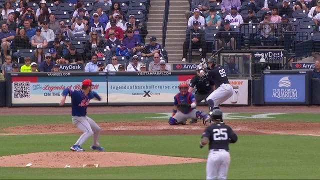 Tyler Stuart strikes out Aaron Judge