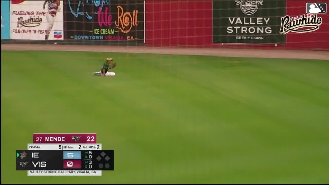 Druw Jones' sliding catch