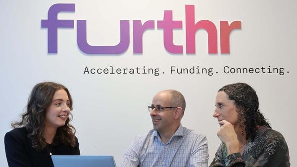 Aisling Reddan, Programme Operations Manager, Julian Seymour, Chief Operating Officer and Majella Murphy, Head of Acceleration at Furthr