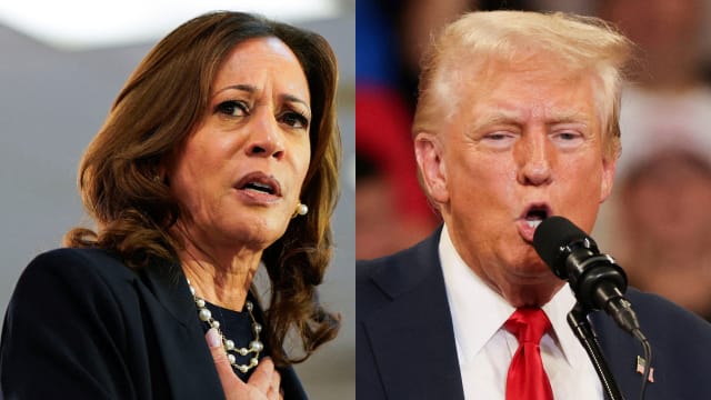 Kamala Harris and Donald Trump