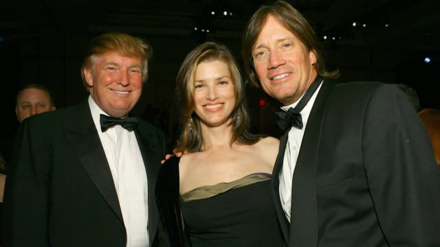 Donald Trump, Sam Jenkins and husband Kevin Sorbo during Muhammad Ali's Celebrity Fight Night XIII