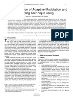 Implementation of Adaptive Modulation and Coding Technique Using