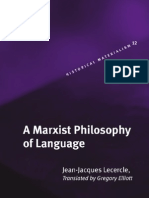 A Marxist Philosophy of Language - J.-J.lecercle (Brill-2006)