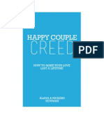 Happy Couple Creed: How To Make Your Love Last A Lifetime