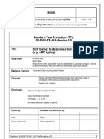 Eu Sop TP 001 v01 Test Procedure TP