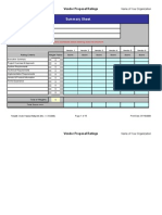 Vendor Proposal Ratings Form