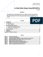 An Electronic Water Meter Design Using MSP430F41x