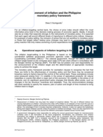 Measurement of Inflation and The Philippine Monetary Policy Framework