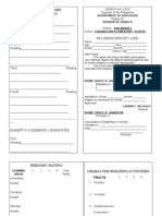 Form 138-E For Kindergarten