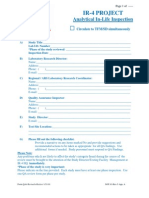 Ir-4 Project: Analytical In-Life Inspection