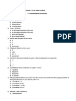 Coordinate Geometry Assignment Class 9 CBSE