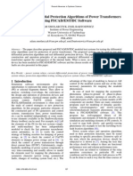 Research On Differential Protection Algorithms of Power Transformers