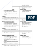 Learning Plan End of Nurs 261