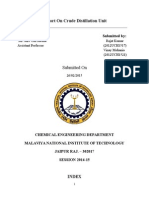 Crude Oil Distillation