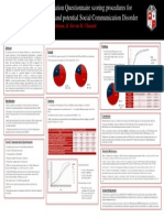 Lucy Barnard-Brack - Revising Social Communication Questionnaire Scoring Procedures For Autism Spectrum Disorder and Potential Social Communication Disorder