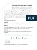 Autoregressive Distributed Lag Model