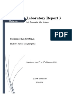 Lab 3 Report Construction Material