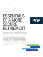 Essentials of A More Secure Retirement: Get Started Keep It Going Invest Wisely Retire Well