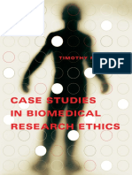 Timothy F. Murphy-Case Studies in Biomedical Research Ethics-The MIT Press (2004)