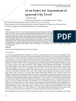 Development of An Index For Assessment of Urban Green Spacesat City Level