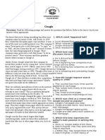 Google: Directions: Read The Following Passage and Answer The Questions That Follow. Refer To The Text To Check Your